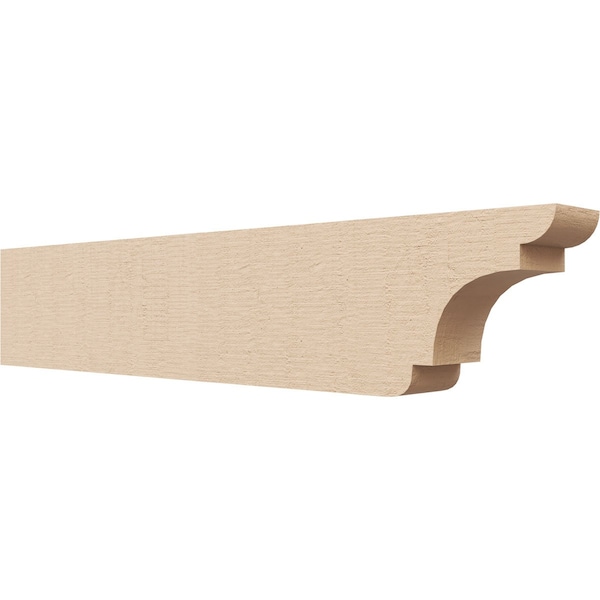 Ekena Millwork 2in. W x 4in. H x 20in. L New Brighton Woodgrain TimberThane Rafter Tail, Primed Tan RFTUR02X04X20NEBRCPR - main